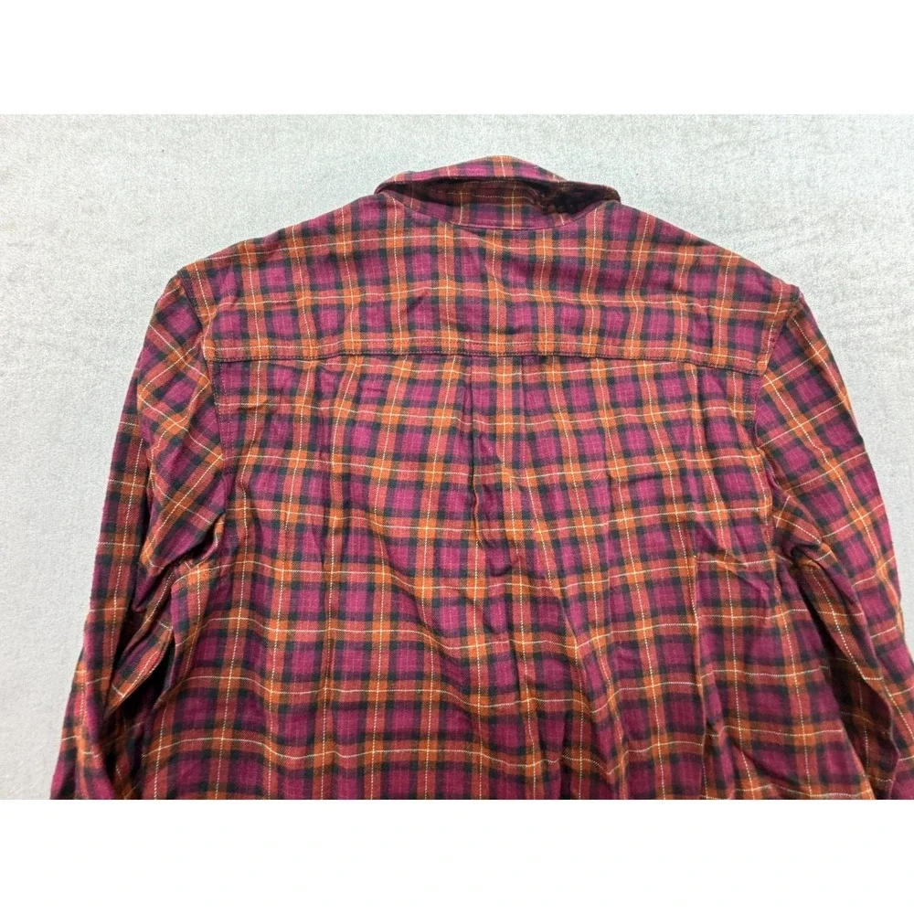 New The North Face Men Arroyo Flannel Shirt Red Black Size Small Plaid